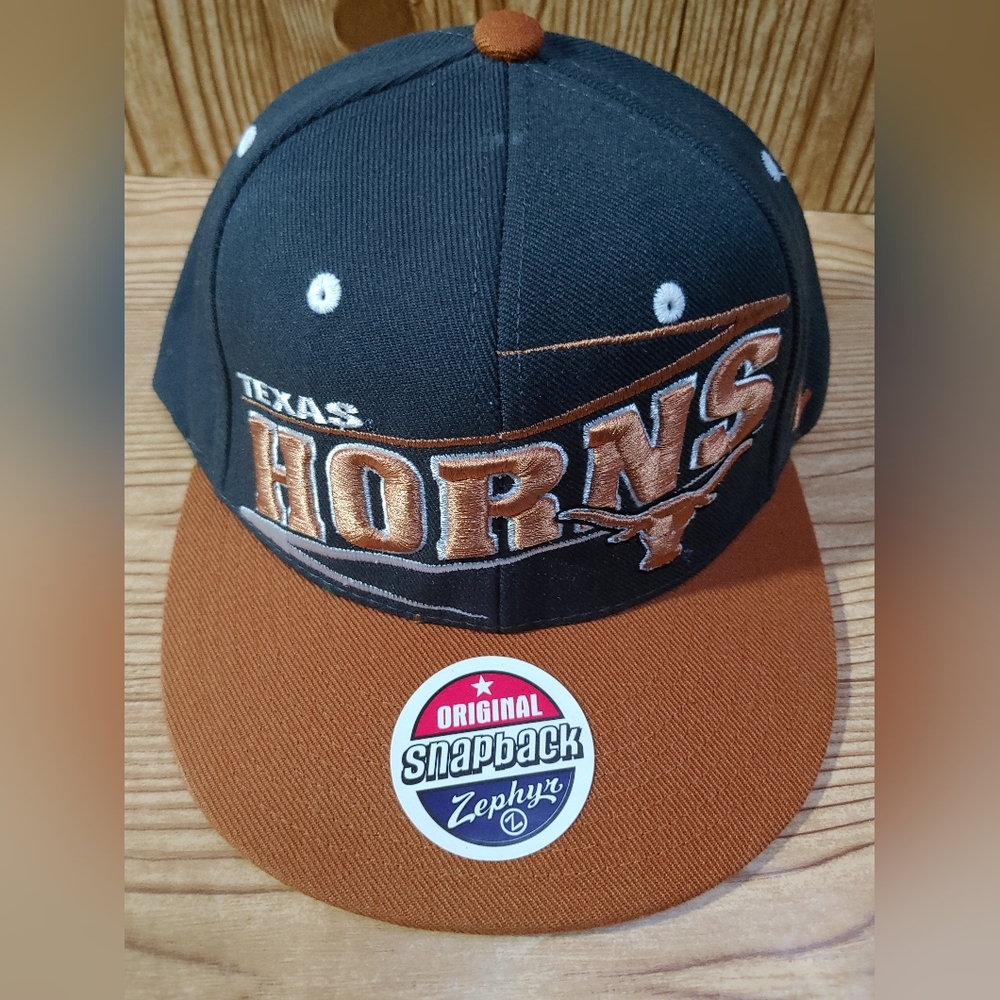 Texas Long Horns Zephyr NCAA adjustable snapback hat OSFM (NEW)